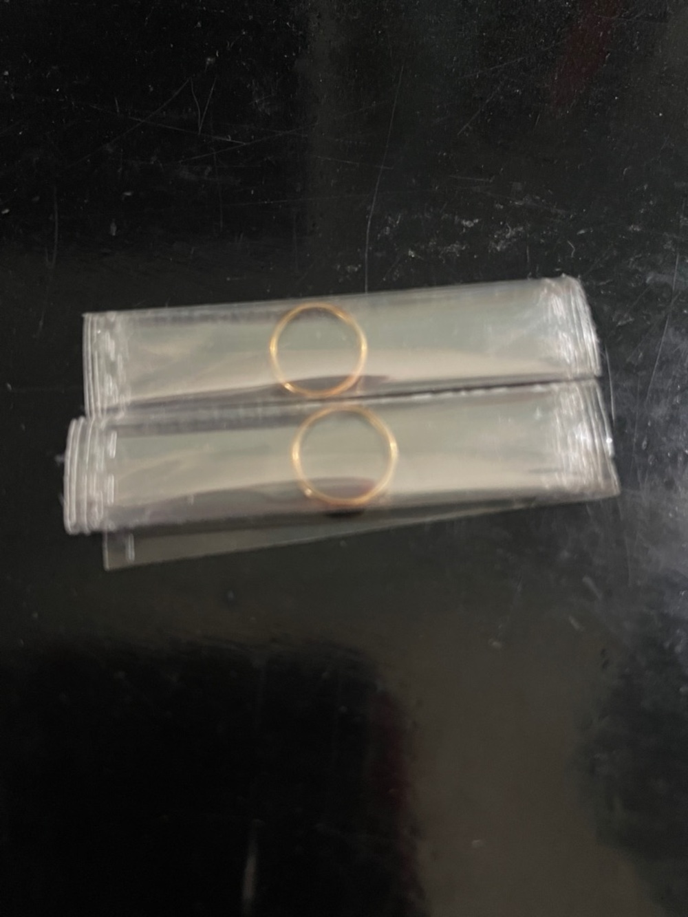 Gold mini hoops